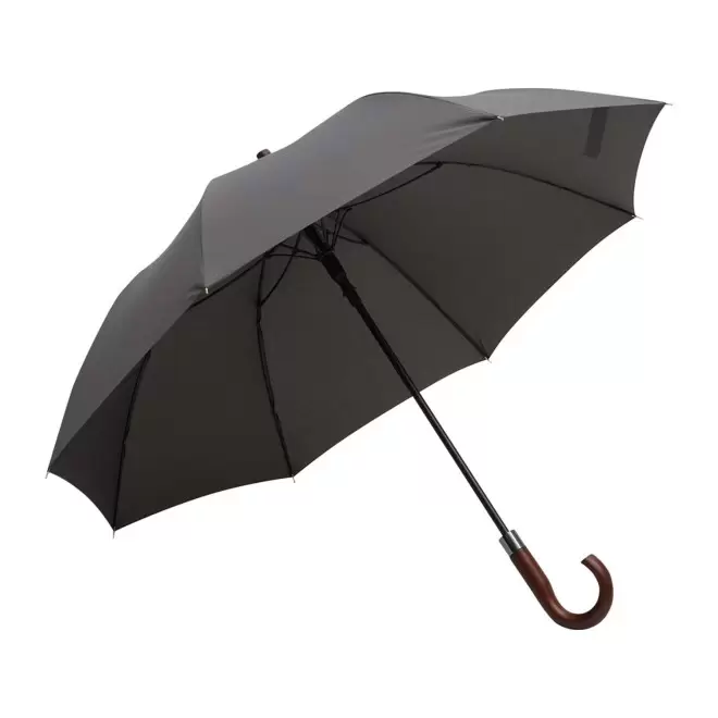 PARAPLUIE CANNE PERSONNALISABLE 'ANDREW' - gris
