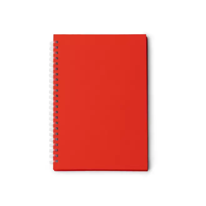 CARNET SPIRALE PERSONNALISABLE 'MISTREL' - rouge
