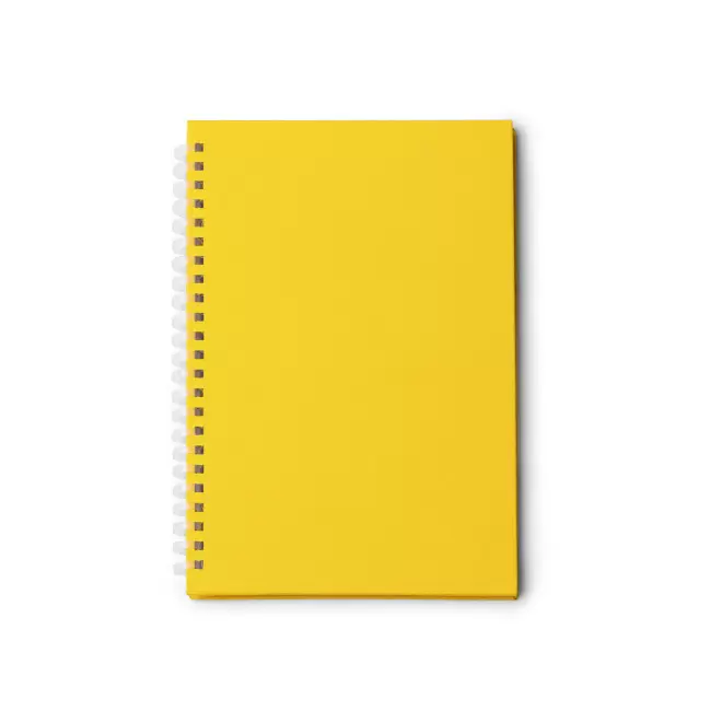 CARNET SPIRALE PERSONNALISABLE 'MISTREL' - jaune