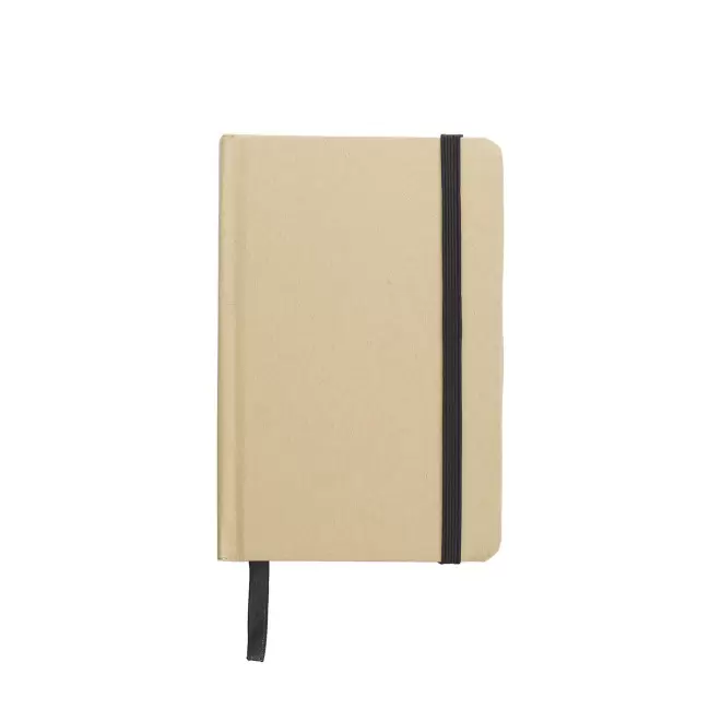 CARNET RECYCLE A6 LIGNE PERSONNALISABLE 'HORUS' - noir