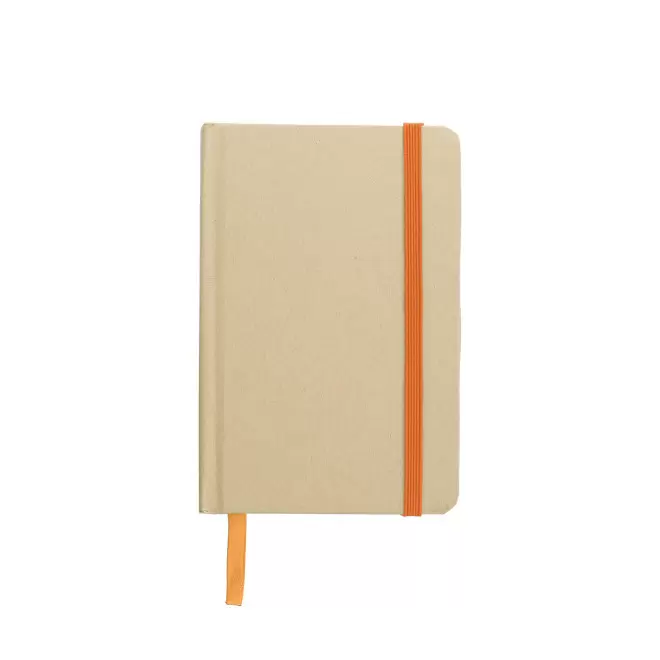 CARNET RECYCLE A6 LIGNE PERSONNALISABLE 'HORUS' - orange