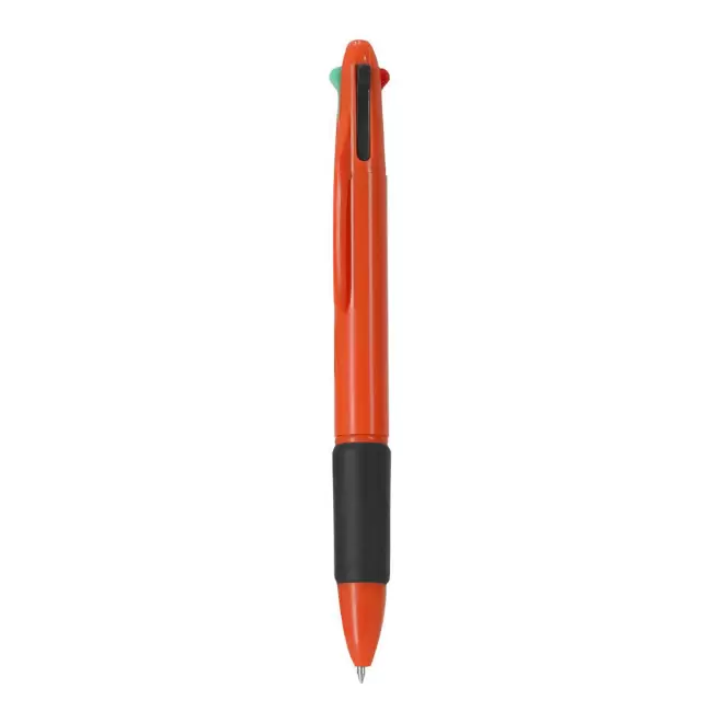 STYLO 4 COULEURS PERSONNALISE 'TERAMI' - orange