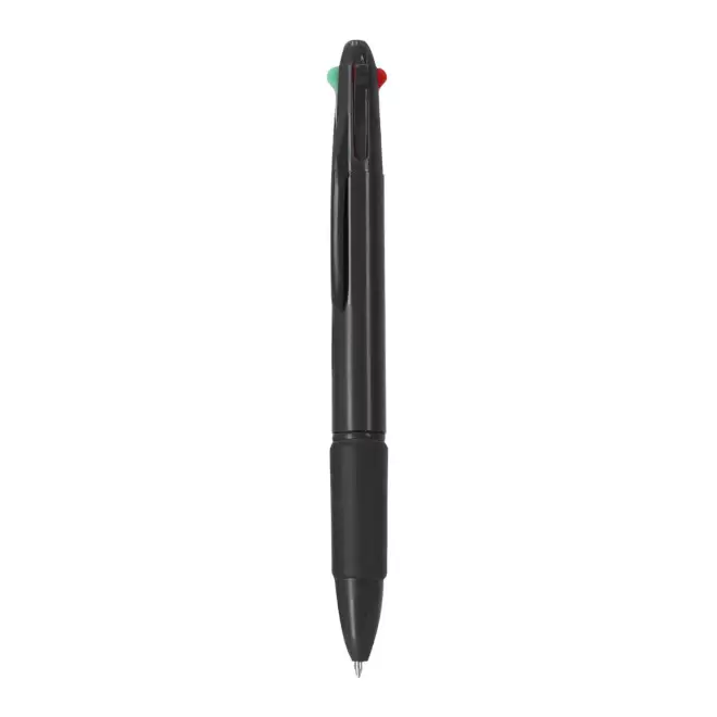STYLO 4 COULEURS PERSONNALISE 'TERAMI' - noir