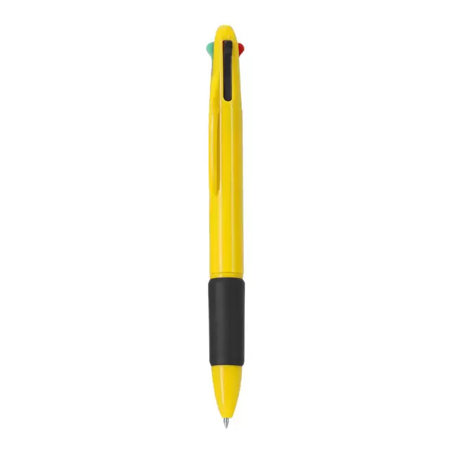 STYLO 4 COULEURS PERSONNALISE 'TERAMI' - jaune