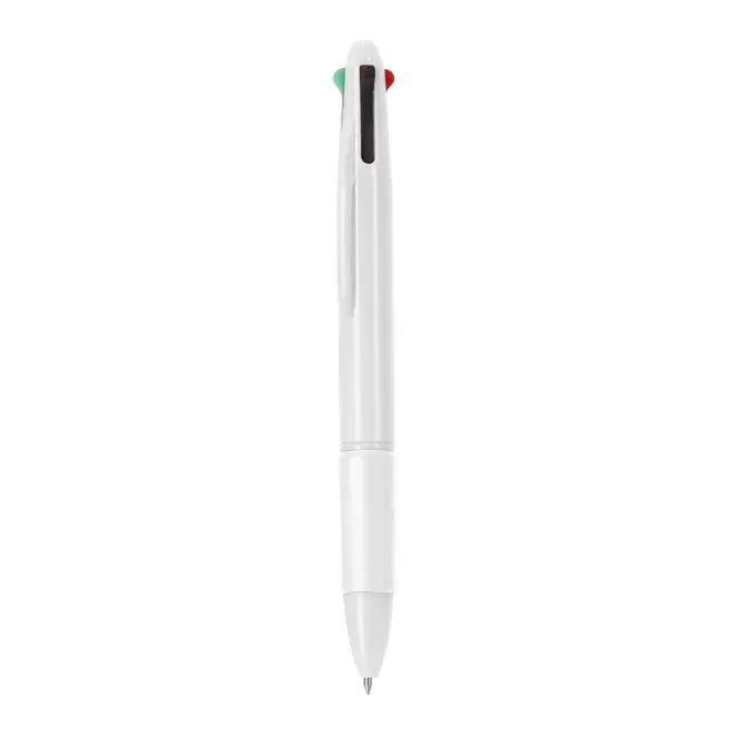 STYLO 4 COULEURS PERSONNALISE 'TERAMI' - blanc