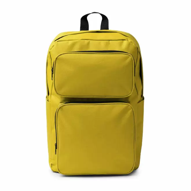 SAC A DOS RPET 600D PERSONNALISABLE 'CARLY' - jaune