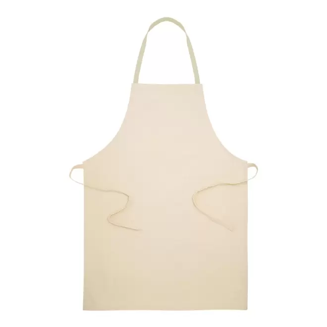 TABLIER SANS POCHE PERSONNALISE 'CUISTO RECYCLE' - naturel