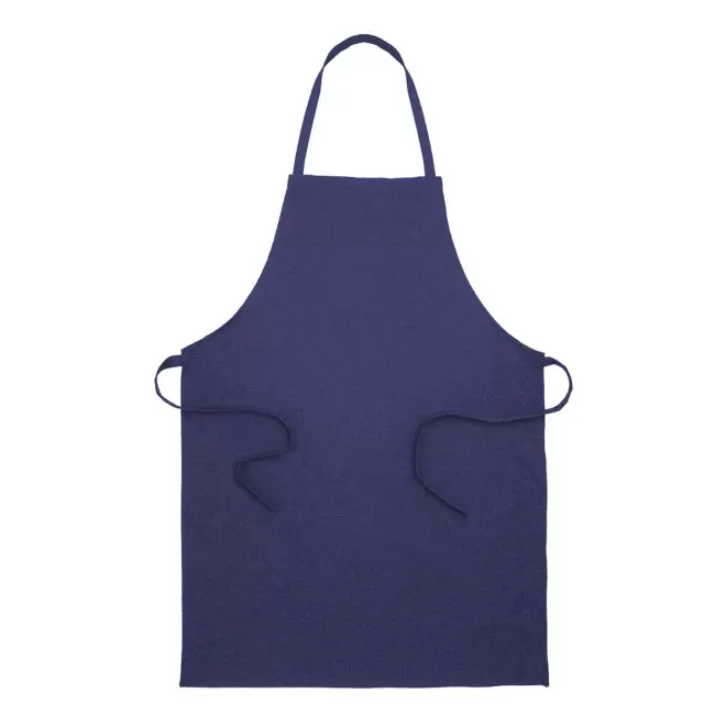 TABLIER SANS POCHE PERSONNALISE 'CUISTO RECYCLE' - bleu marine