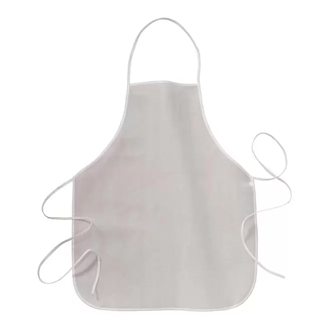 TABLIER SANS POCHE NON TISSE PERSONNALISE 'VAKITA' - blanc