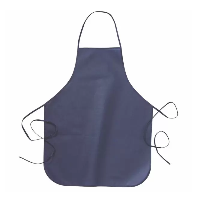 TABLIER SANS POCHE NON TISSE PERSONNALISE 'VAKITA' - bleu