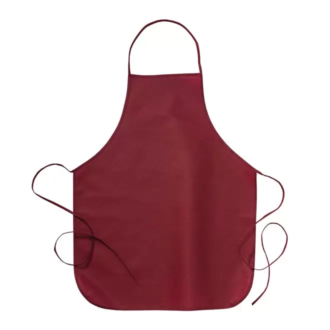 TABLIER SANS POCHE NON TISSE PERSONNALISE 'VAKITA' - rouge