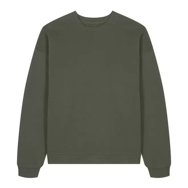 SWEAT SHIRT MIXTE OVERSIZE PERSONNALISE 'RADDER 2.0' - vert kaki