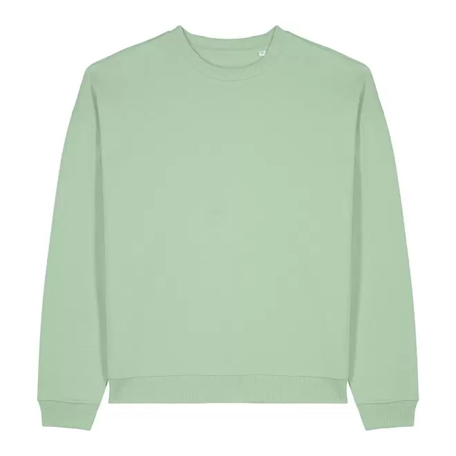 SWEAT SHIRT MIXTE OVERSIZE PERSONNALISE 'RADDER 2.0' - vert clair