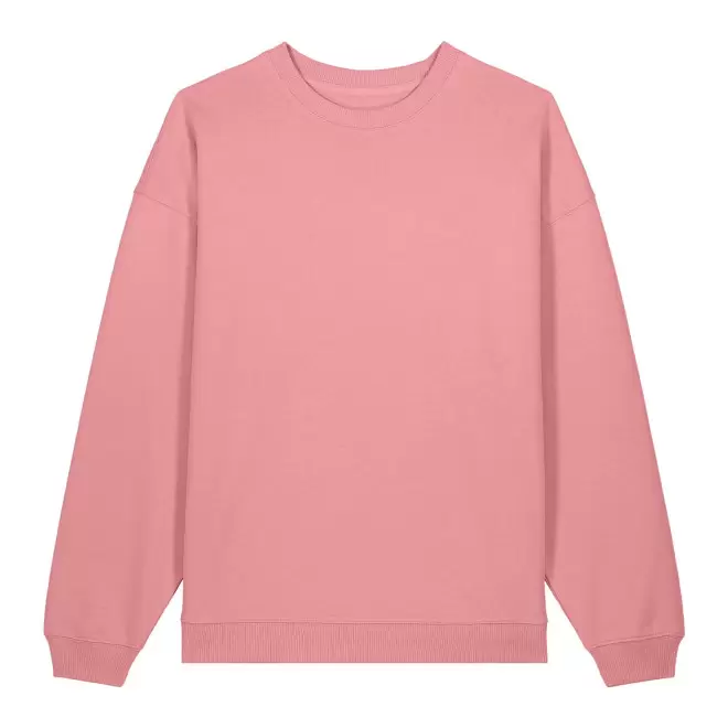 SWEAT SHIRT MIXTE OVERSIZE PERSONNALISE 'RADDER 2.0' - rose