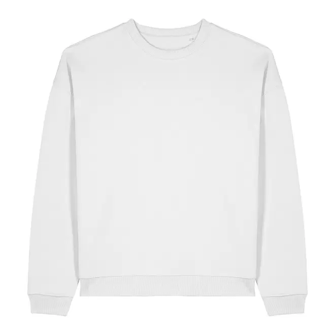 SWEAT SHIRT MIXTE OVERSIZE PERSONNALISE 'RADDER 2.0' - blanc