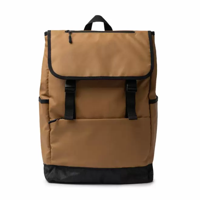 SAC A DOS EN PU PERSONNALISABLE 'UNIDAS' - marron