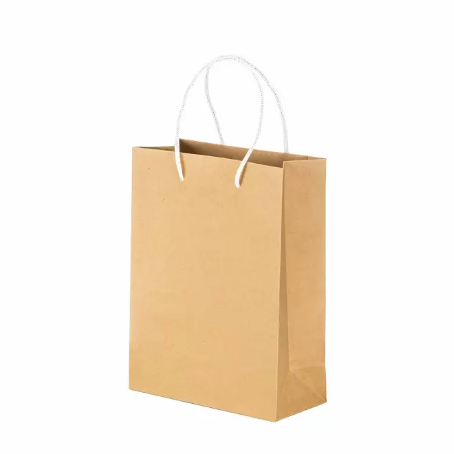 SAC CADEAU EN PAPIER  PERSONNALISABLE 'MOULAM' - blanc