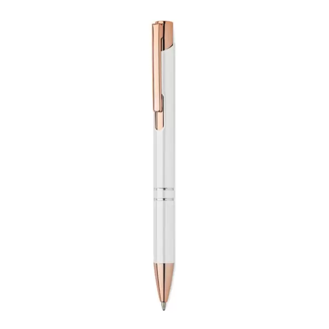 STYLO PUBLICITAIRE EN METAL 'OLEG ROSY' - blanc