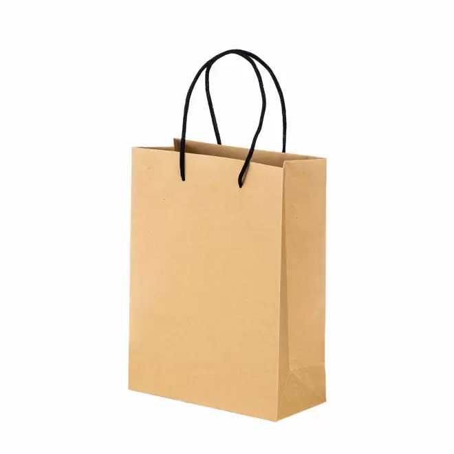 SAC CADEAU EN PAPIER  PERSONNALISABLE 'MOULAM' - noir