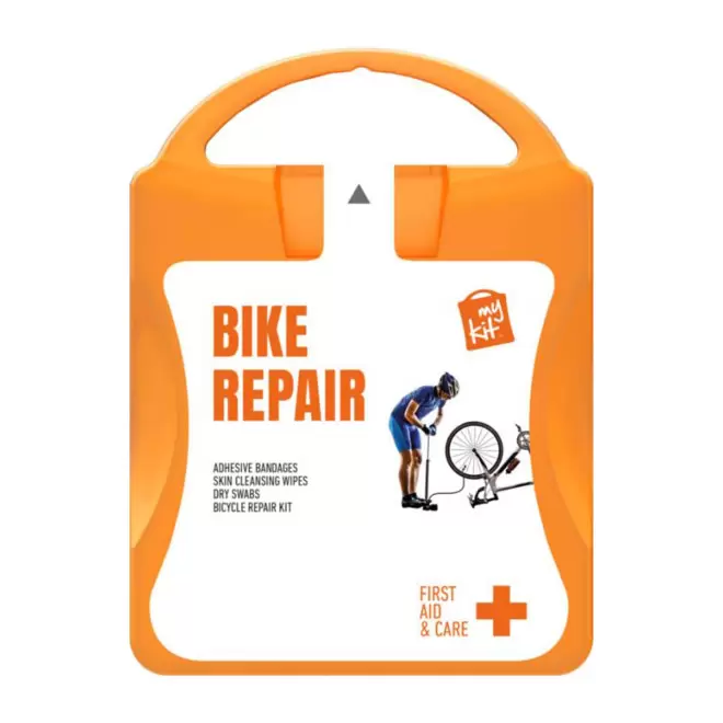 KIT DE REPARATION VELO PERSONNALISABLE 'HERSTO' - orange