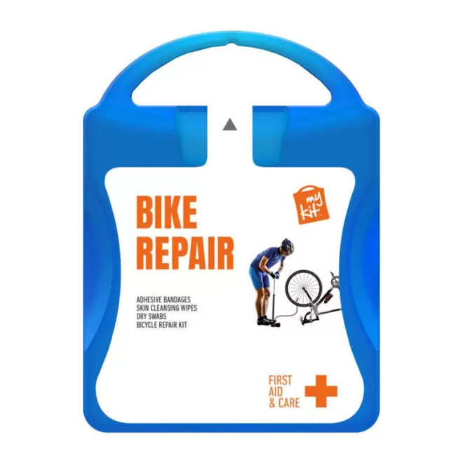 KIT DE REPARATION VELO PERSONNALISABLE 'HERSTO' - bleu