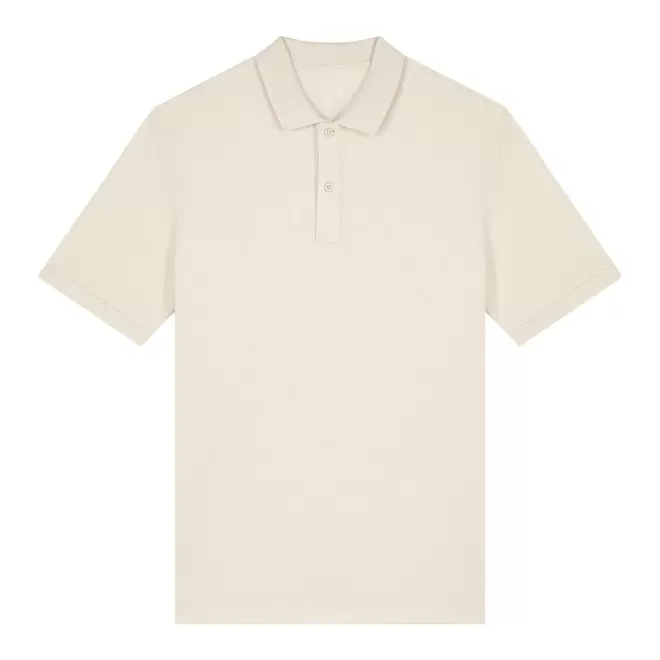 POLO MIXTE BLANC/NATUREL PERSONNALISABLE 'PREPSTER 2.0' - beige