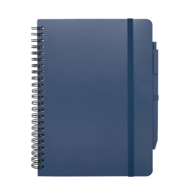 CARNET A5 PERSONNALISE AVEC STYLO ' BIG SEA'  - bleu