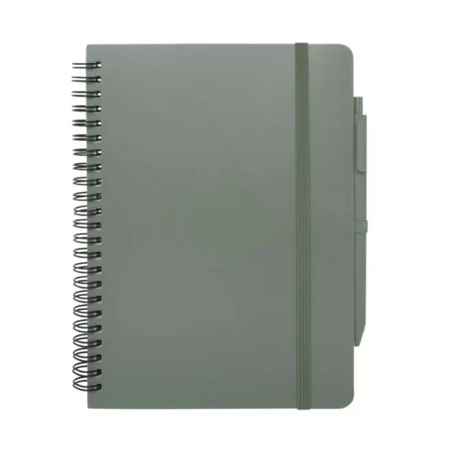 CARNET A5 PERSONNALISE AVEC STYLO ' BIG SEA'  - vert