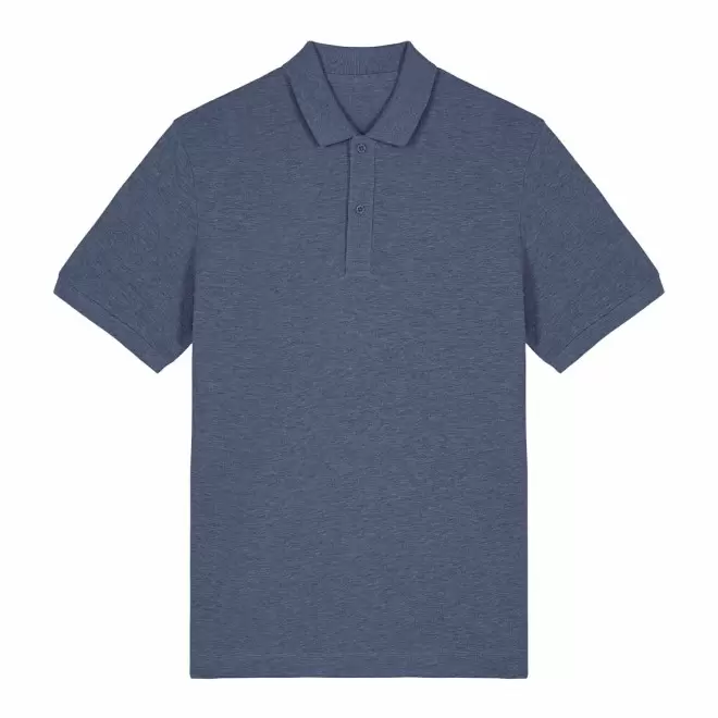 POLO MIXTE COULEUR PERSONNALISE 'PREPSTER 2.0' - bleu chiné