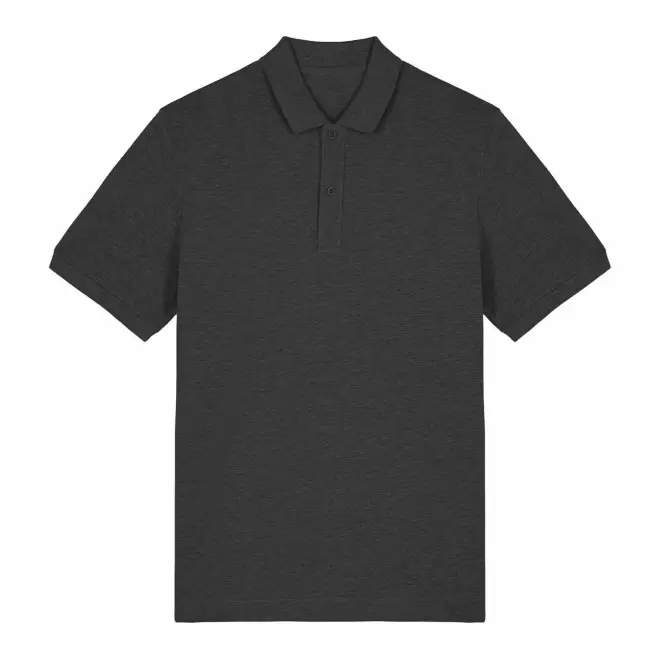 POLO MIXTE COULEUR PERSONNALISE 'PREPSTER 2.0' - gris foncé chiné