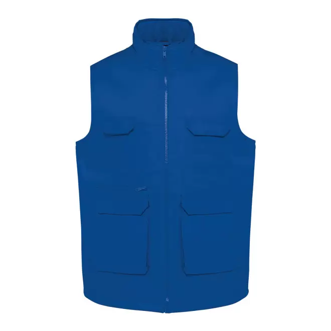 GILET MULTIPOCHES MIXTE PERSONNALISE 'HARDICA' - bleu royal