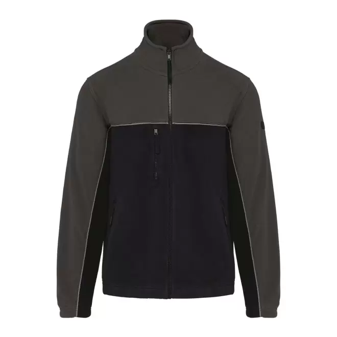 BODYWARER POLAIRE MIXTE PERSONNALISE 'WORKSHARP' - noir/gris