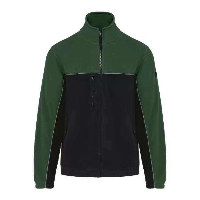 BODYWARER POLAIRE MIXTE PERSONNALISE 'WORKSHARP' - noir/vert