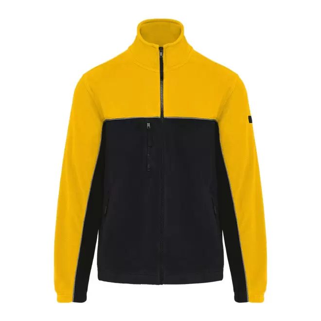 BODYWARER POLAIRE MIXTE PERSONNALISE 'WORKSHARP' - noir/jaune