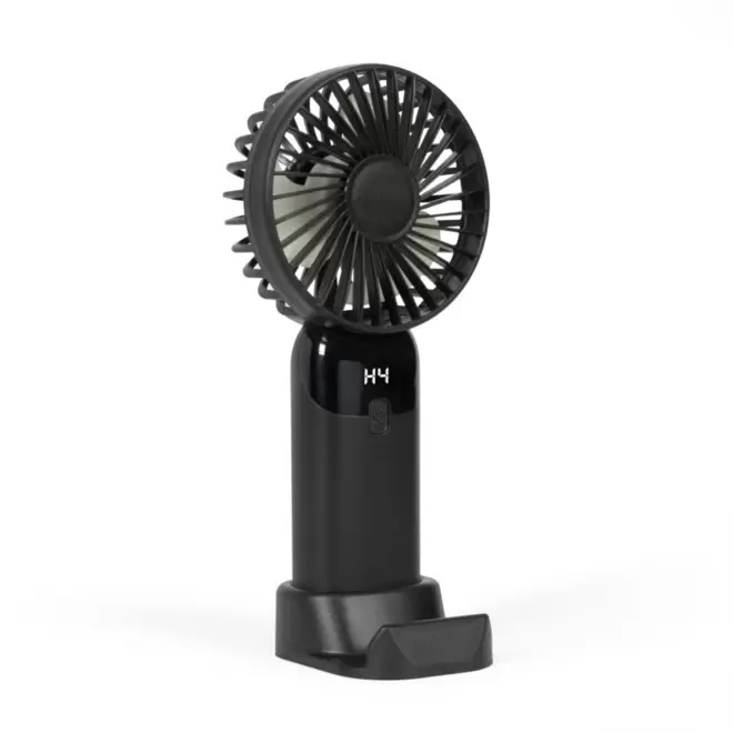 VENTILATEUR SUPPORT TEL PERSONNALISE 'HARY' - noir