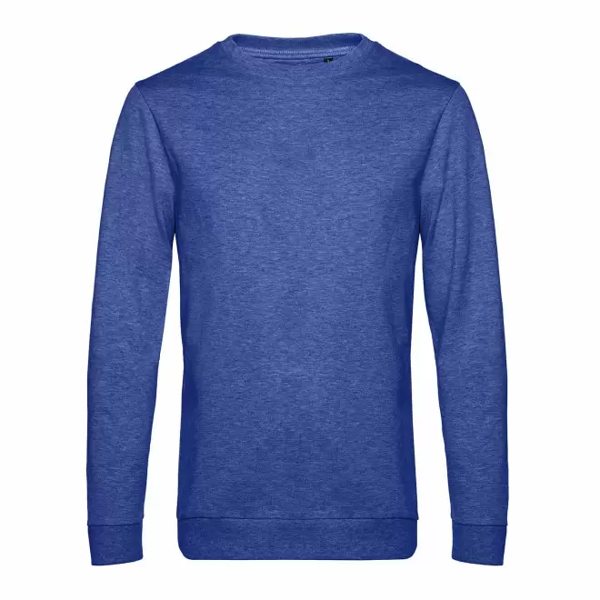 SWEAT COL ROND HOMME PERSONNALISABLE 'TERRY' - royal chiné