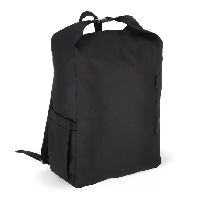 SAC A DOS BOUCLE RPET PERSONNALISABLE 'MIKUS' - noir