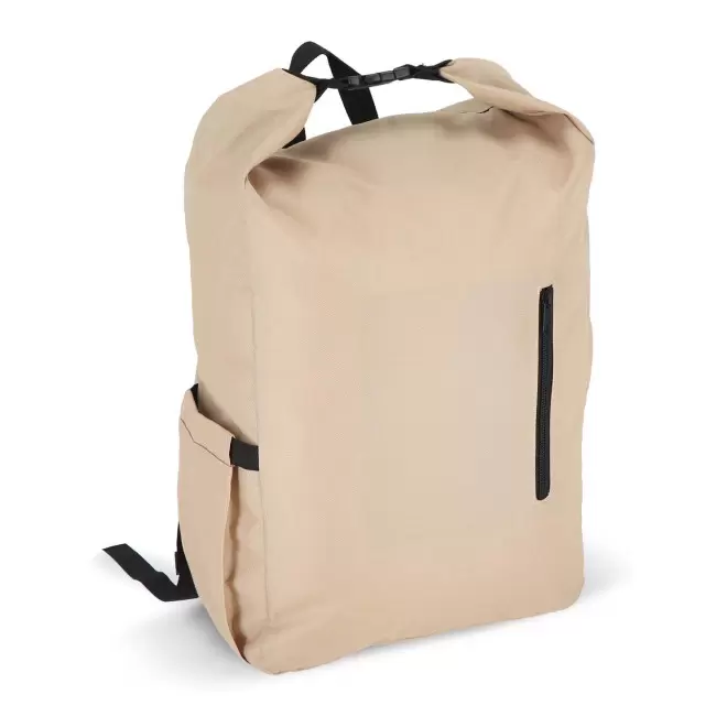 SAC A DOS BOUCLE RPET PERSONNALISABLE 'MIKUS' - beige