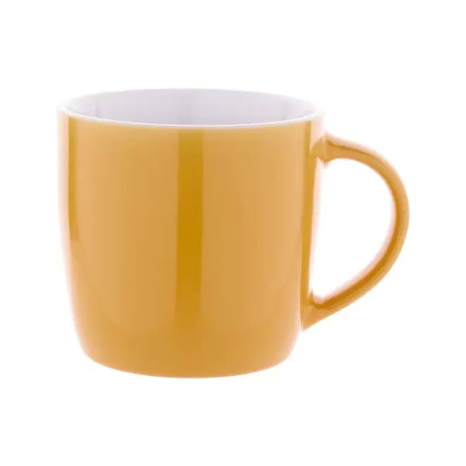 MUG CERAMIQUE 370ML PERSONNALISABLE 'MERAG' - jaune