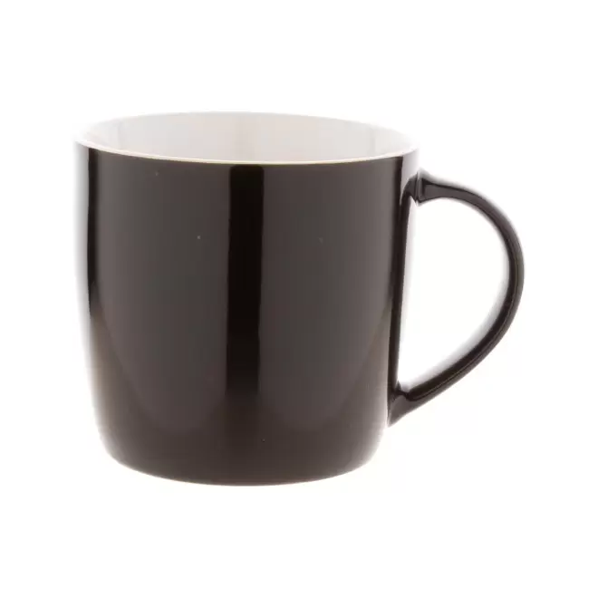 MUG CERAMIQUE 370ML PERSONNALISABLE 'MERAG' - noir