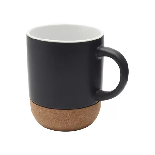 MUG CERAMIQUE ET LIÈGE PERSONNALISE 'STARTER COLOR' - noir
