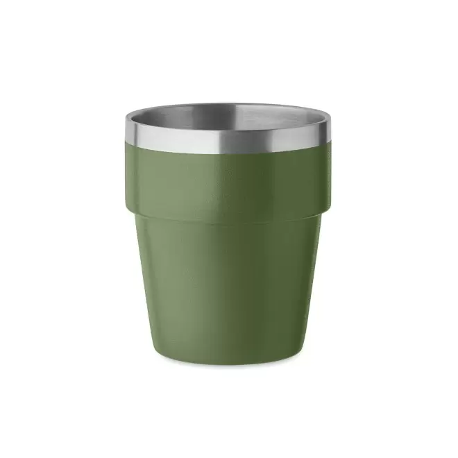 GOBELET ISOTHERME RECYCLE 250ML PERSONNALISABLE 'RITOC' - vert