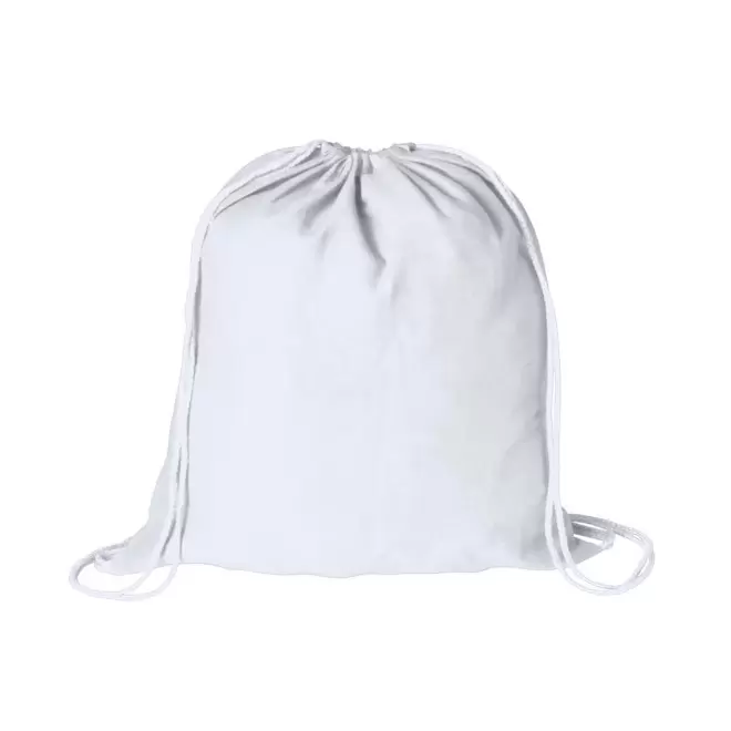 SAC A DOS CORDE COTON PERSONNALISABLE 'RHIDA COULEUR' - blanc
