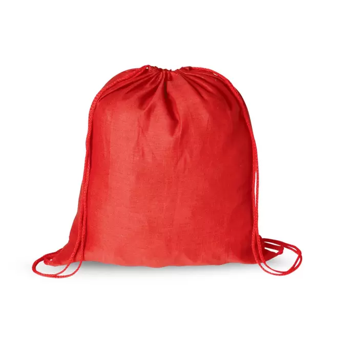 SAC A DOS CORDE COTON PERSONNALISABLE 'RHIDA COULEUR' - rouge