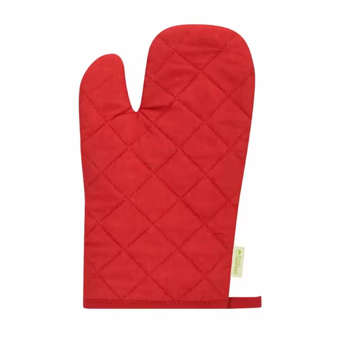 MANIQUE DE CUISINE PERSONNALISABLE 'MANIC COTON BIO' - rouge