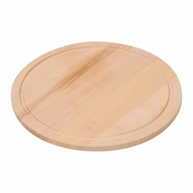 PLANCHE A DECOUPER RONDE PERSONNALISABLE MIE 'COCINERO' - bois