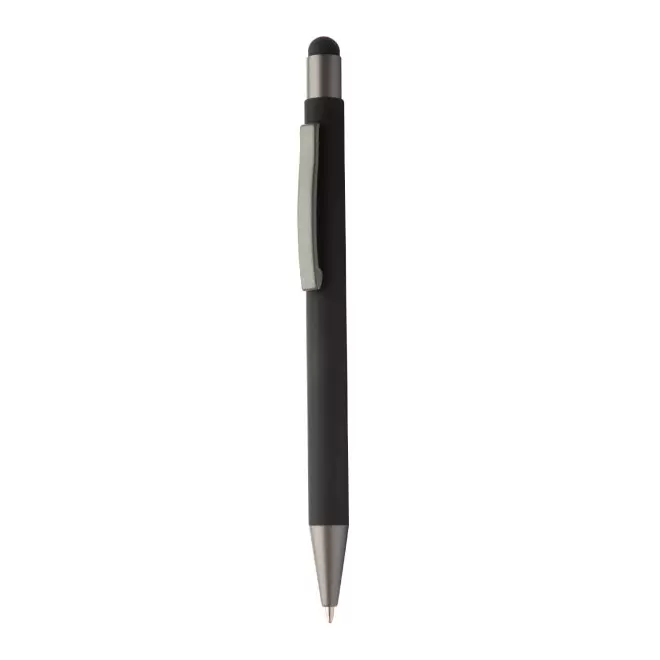 STYLO/STYLET PERSONNALISABLE 'SOFTLY TOUCH RECYCLE' - noir