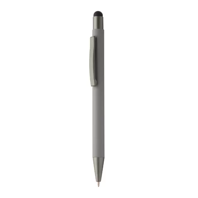STYLO/STYLET PERSONNALISABLE 'SOFTLY TOUCH RECYCLE' - gris
