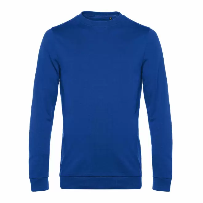SWEAT COL ROND HOMME PERSONNALISABLE 'TERRY' - bleu royal