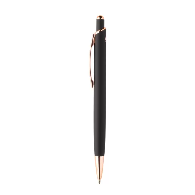 STYLO PERSONNALISABLE EN ALUMINIUM RECYCLE 'QUEEN' - noir